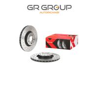 Disco freno BREMBO 0949392X anteriore, perforato, ventilato, perforato, 1 Pezzo