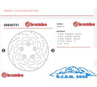 DISCO FRENO BREMBO ORO ANTERIORE KYMCO 300 DOWNTOWN I 2013