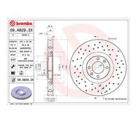 Disco freno BREMBO XTRA LINE BREMBO 09.A829.2X, 1 Pezzo
