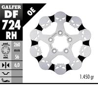 Galfer Skull Df724rh Brake Disc Argento