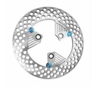 Disco Freno Dischi Freno Anteriore Pinza freno a disco flottante da 220 mm universale a 3 fori per ruota anteriore e posteriore adatta per Surron adatta per Xmax(Wings)