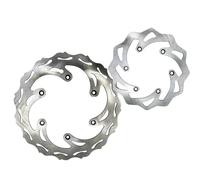 Disco Freno Dischi freno da 260/220 mm adatti per KTM TPi EXC 300 EXC-F 350 SX 125 SX-F 450 XC 200 400 XCF EXC 500 EXC-F 6D 1994-2022(A pair)