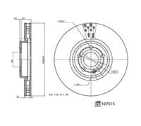 FEBI BILSTEIN 107515 Disco freno