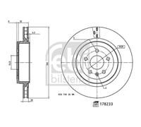 FEBI BILSTEIN 178233 Disco freno