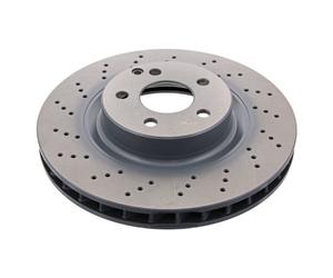 Disco freno FEBI BILSTEIN 37725 anteriore, ventilato, perforato, 1 Pezzo