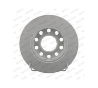 Dischi freno FERODO DDF1709C posteriore, pieno, 2 Pezzo