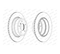 Disco freno FERODO DDF1868C-1 posteriore, ventilato, 1 Pezzo