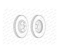 FERODO FCR379A Disco freno