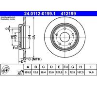 Disco freno FIAT FREEMONT 2.4 24.0112-0199.1 (1 pz)