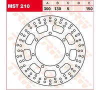 Disco freno fisso 300 mm Trw Honda Vfr 800 Kawasaki En 500/vn 800-1500 Mst210