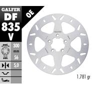 Disco freno fisso Galfer Harley-Davidson Sportster Dyna Softail Df835v