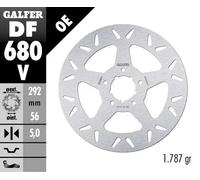 Harley-Davidson XL1200C Custom 2006-2013 Galfer Anteriore Fisso Rotondo Dischi