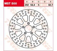 Disco Freno Fisso Rotondo TRW MST500 Harley Davidson FLS 1690 2012-2016