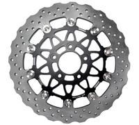 Disco Freno Flottante Accossato Wave Anteriore Diametro 300 mm compatibile con Harley Davidson TRI GLIDE ULTRA dal 2009 al 2010 (CC 1584)