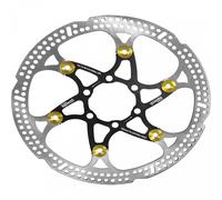 Disco Freno Flottante KOMBAT 160mm per MTB - Acciaio Inox & Alluminio 6 Fori