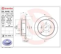 Disco freno HYUNDAI HIGHWAY VAN 2.0 CVVT 08.A446.11