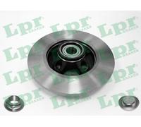 LPR Brakes Disco freno C1015PCA Posteriore Ø268 Pieno per Citroën Berlingo B9 1.6 HDI 90