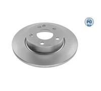 2x Meyle 015 521 0037 / Pd Dischi Freno 276mm Frontale per Mercedes Benz a Class