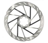 Disco Freno MTB HS2 Rounded 180mm Argento - 6 Fori, Alta Dissipazione Calore e Silenzioso