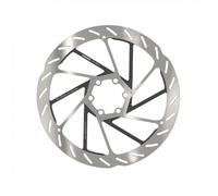 Disco Freno MTB HS2 Rounded 200mm 6 Fori Argento - Potente e Silenzioso