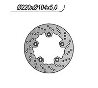 Disco Freno Ng Brakes Rotondo Fisso Per Moto Ricambi Accessori Parti