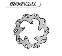 NG Disco freno Ø240mm Spessore: 4mm 1147X