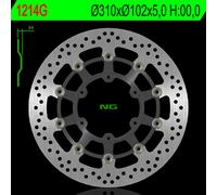 Ng 1024621 Round Floating Brake Disc Argento