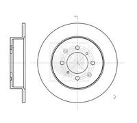 Disco freno PER Honda Civic VI Aerodeck 1.4 16V 55 KW 75 CV