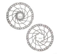 Disco freno per scooter elettrico per ROTOR 220 MM 6 fori 44 68 mm compatibile con ebike e moto elettriche 2 3 mm di spessore coppia di dischi freno (passo fila 44 mm)