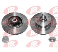 LPR Brakes Disco freno R1040PCA pieno per Renault Megane III, Fluence
