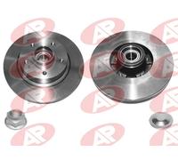 LPR Brakes Disco freno R1049PCA pieno per Renault Grand Scénic III – 2 pezzi