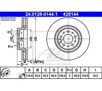 ATE Discofreno 24.0128-0144.1