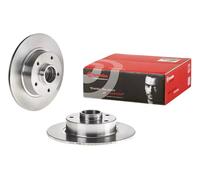 BREMBO 2x Disco Freno Posteriore Ø260 MM Pieno per Renault Fluence L30_1.5 DCI
