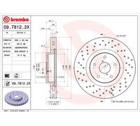Brembo Disco freno 0978122X anteriore, perforato, ventilato, 1 pezzo
