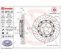 BREMBO 09.8878.23 Disco freno