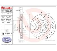 Brembo E1554F - Disco Freno Forato Anteriore, 1 Pezzo