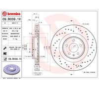 Disco freno (per unità) BREMBO 09.B039.1X per AUDI Q5 2.0 TDI quattro