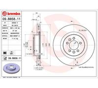 BREMBO 09.B858.11 Disco freno