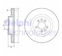 DELPHI BG9204C Disco freno