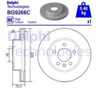 DELPHI BG9266C Disco freno