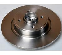 2x Disco freno pieno B130633 DENCKERMANN per RENAULT GRAND SCÉNIC II