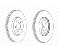 FERODO BRAKE DISC | DDF2191C-1 | FRONT | FOR OPEL ASTRA J 2009-2016 | OE-MATCHING QUALITY | SMOOTH & QUIET PERFORMANCE