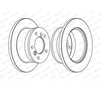 FERODO FCR229A Disco freno per MERCEDES-BENZ,MULTICAR,VW