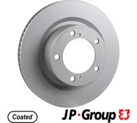 Disco freno (per unità) JP GROUP 4863104800 per TOYOTA LAND CRUISER 200 (_J2_)