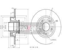 MAXGEAR 19-1834 Disco freno