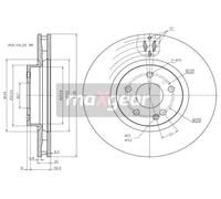 MAXGEAR 19-3359 Disco freno