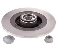 NTN-SNR Disco freno KF155.132U posteriore pieno 1 pezzo per Renault Talisman