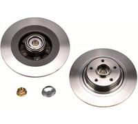 TRW Disco freno DF4413BS posteriore pieno per Renault