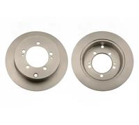 TRW Disco freno DF4845 posteriore pieno 1 pezzo
