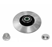 LPR Brakes Disco freno R1005PCA - Coppia dischi freno posteriori pieni per Renault Clio III/Modus
